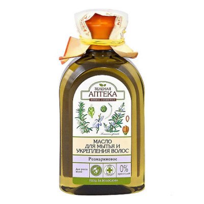 Купить зеленая аптека масло для мытья и укрепления волос розмариновое 250мл в Богородске