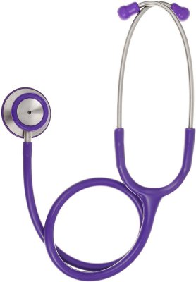 Купить стетоскоп amrus (амрус) 04-ам420 delux master медицинский двухсторонний терапевтический, фиолетовый в Богородске