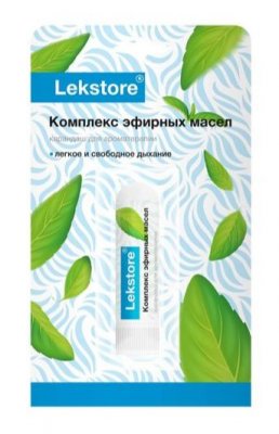 Купить lekstore (лекстор) карандаш для ароматерапии комплекс эфирных масел 1,3г в Богородске