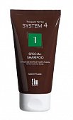 Купить система 4 (system 4), шампунь для волос терапевтический №1 для нормальных и жирных волос, 75мл в Богородске