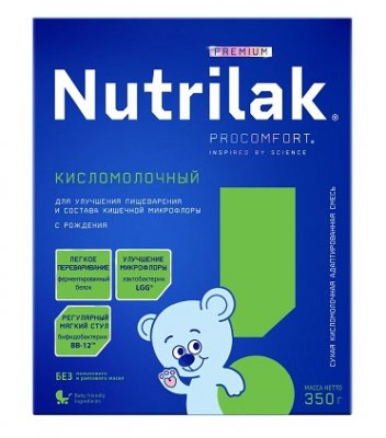 Купить нутрилак премиум (nutrilak premium) кисломолочный молочная смесь с рождения, 350г в Богородске