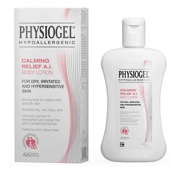 Physiogel (Физиогель) Calming Relief A.I. лосьон для тела для ухода за сухой и чувствительной кожей склонной к раздражению успокаивающий, 200 мл