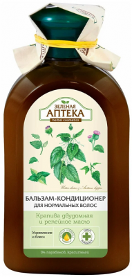 Купить зеленая аптека бальзам-кондиционер для волос крапива, репейное масло, 300мл в Богородске