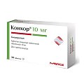 Купить конкор, таблетки, покрытые пленочной оболочкой 10мг, 30 шт в Богородске