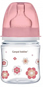 Купить canpol (канпол) бутылочка пластиковая easystart newborn антиколиковая с широким горлом с рождения, 120 мл розовая в Богородске