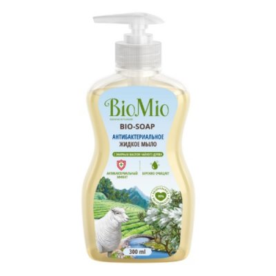Купить биомои (biomio) жидкое мыло антибактериальное с эфирным маслом чайного дерева, 300 мл в Богородске
