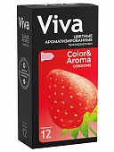 Купить viva (вива) презервативы ароматизированные цветные 12шт в Богородске