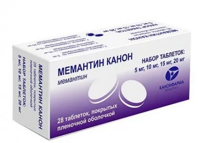 Купить мемантин-канон, набор таблеток, покрытых пленочной оболочкой 5мг+10мг+15мг+20мг, 28 шт в Богородске