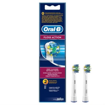 Купить oral-b (орал-би) насадки для электрических зубных щеток, floss action eb25 2 шт в Богородске