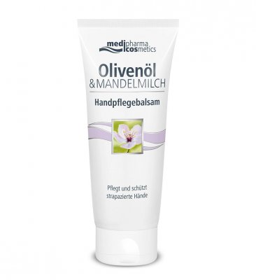 Купить медифарма косметик (medipharma cosmetics) olivenol бальзам для рук с миндальным маслом, 100мл в Богородске
