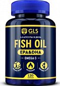Купить gls (глс) омега-3 fish oil, капсулы массой 720мг, 120 шт бад в Богородске