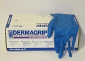 Купить перчатки dermagrip high risk powder free, повышенной прочности размер s 25 пар синие в Богородске