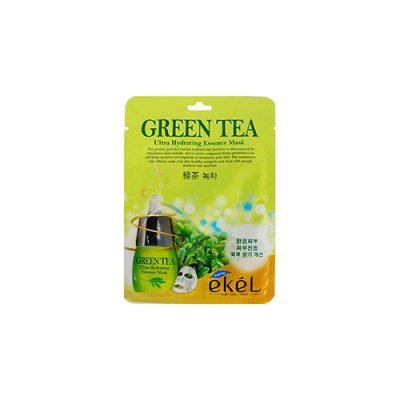 Купить экель маска д/лица ткан. зеленый чай, 25г в Богородске