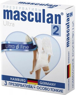 Купить masculan-2 (маскулан) презервативы ультра особо тонкие прозрачные с обильной смазкой 3шт в Богородске
