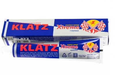 Купить klatz (клатц) зубная паста xtreme energy drink гуарана, 75мл в Богородске