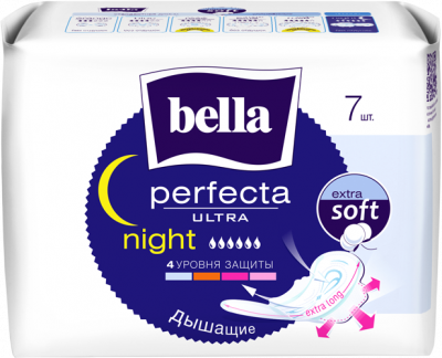 Купить bella (белла) прокладки perfecta ultra night extra soft 7 шт в Богородске
