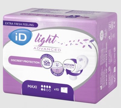 Купить айди лайт ( id light advanced ) прокладки урологические макси, 10шт в Богородске