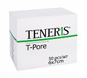 Купить teneris t-pore (тенерис) пластырь нетканный гипоаллергенный 6х7см, 50 шт в Богородске