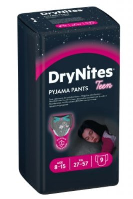 Купить huggies drynites (драйнайтс) трусики одноразовые ночные для девочек 8-15 лет, 9 шт в Богородске