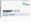 Купить фенибут, таблетки 250мг, 20 шт в Богородске