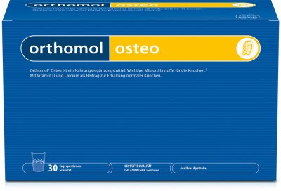 Купить orthomol osteo (ортомол остео), порошок саше 15г, 30 шт бад в Богородске