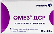 Купить омез дср, капсулы с модифицированным высвобождением 30мг+20мг, 30 шт в Богородске