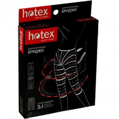 Купить хотекс (hotex) бриджи для похудения, черные в Богородске