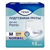 Купить tena proskin pants normal (тена) подгузники-трусы размер m, 10 шт в Богородске