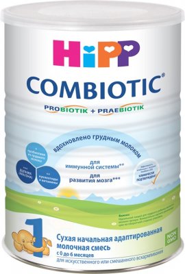 Купить хипп-1 комбиотик, мол. смесь 800г (хипп, германия) в Богородске