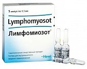 Купить лимфомиозот, раствор для внутримышечного введения гомеопатический 1,1мл, 5шт в Богородске