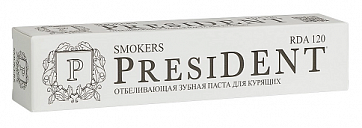 ПрезиДЕНТ (PresiDENT) smokers зубная паста 75 г