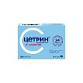 Купить цетрин, таблетки, покрытые пленочной оболочкой 10мг, 30 шт от аллергии в Богородске