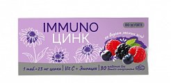 Купить иммуно цинк bioforte, таблетки со вкусом лесных ягод 800мг 30шт бад в Богородске