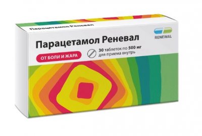 Купить парацетамол реневал, таблетки 500мг, 30 шт в Богородске