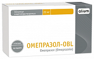Купить омепразол-obl, капсулы кишечнорастворимые 20мг 56шт в Богородске