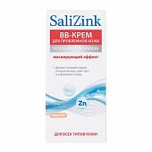 Купить salizink (салицинк), вв-крем с тонирующим эффектом для проблемной кожи всех типов, 50 мл тон 02 бежевый в Богородске