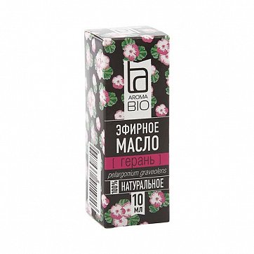 Масло эфирное герань AromaBio (АромаБио), 10мл