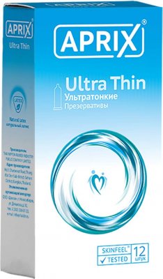 Купить презервативы априкс ультратонкие №12 (thai nippon rubber indusyry co.,ltd, китай) в Богородске