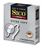 Купить sico (сико) презервативы extra safe с утолщенной стенкой, 3шт в Богородске
