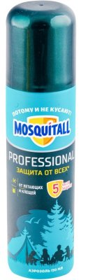 Купить mosquitall (москитолл) профессиональная защита аэрозоль 150 мл в Богородске