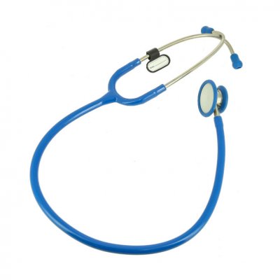 Купить стетоскоп amrus (амрус) 04-ам420 delux медицинский двухсторонний терапевтический, синий в Богородске