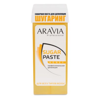 Купить aravia (аравиа) паста сахарная для депиляции очень мягкой консистенции медовая картридж 150г в Богородске