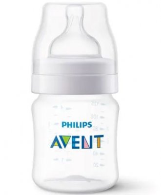 Купить avent (авент) бутылочка для кормления с рождения anti-colic с клапаном airfree 125 мл 1 шт (scy100/01) в Богородске
