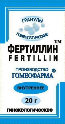 Купить фертиллин, гранулы гомеопатические, 20г в Богородске