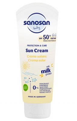 Купить sanosan baby (саносан) крем солнцезащитный детский, 75 мл spf50 в Богородске