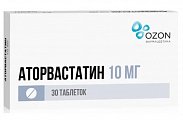 Купить аторвастатин, таблетки, покрытые пленочной оболочкой 10мг, 30 шт в Богородске