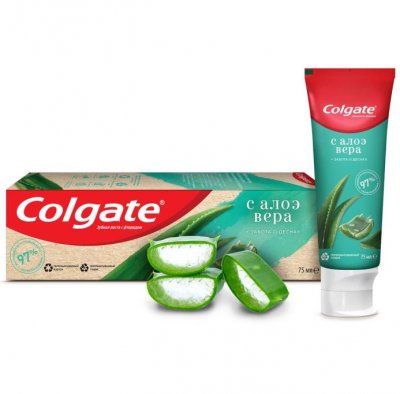 Купить колгейт (colgate) зубная паста забота о деснах с алоэ вера, 75мл в Богородске