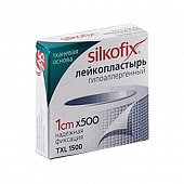 Купить silkofix (силкофикс) пластырь на тканной основе 1смх500см белый в Богородске