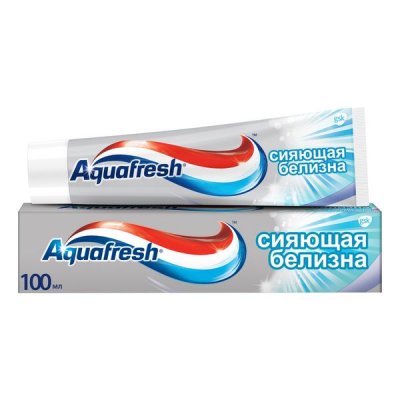 Купить аквафреш зубная паста сияющая белизна 100мл в Богородске