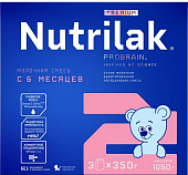 Купить нутрилак премиум 2 (nutrilak premium 2) молочная смесь адаптированная с 6 месяцев, 1050г в Богородске